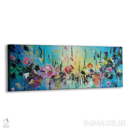 تابلو ملودی گلها اثر کوپتسووا آرت (استودیو یا برند هنری) - نمای پرسپکتیو محصول