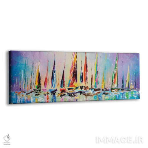تابلو مسابقه قایقرانی بزرگ II اثر کوپتسووا آرت (استودیو یا برند هنری) - نمای پرسپکتیو محصول