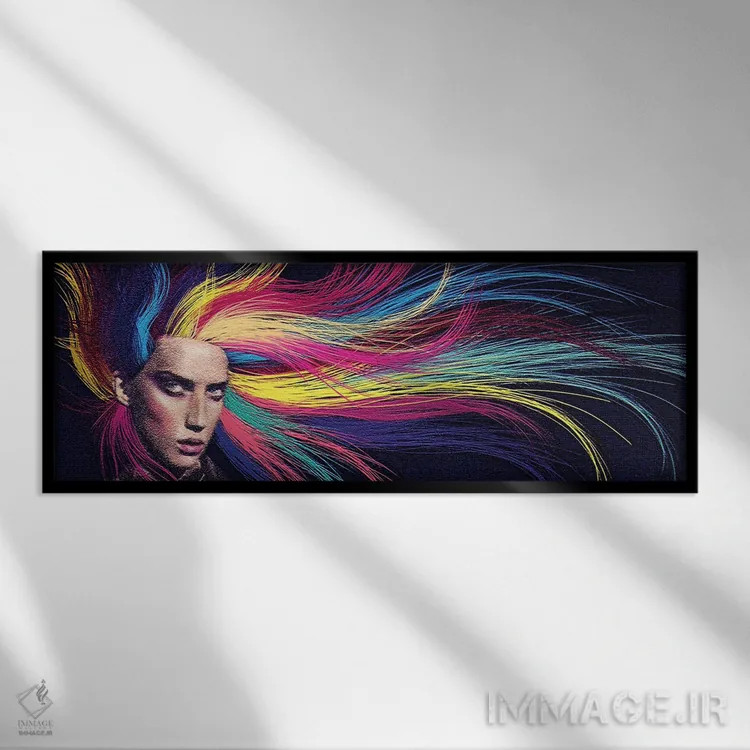 تابلو باد اثر کاترینا بورتسووا - نمای قابدار مشکی