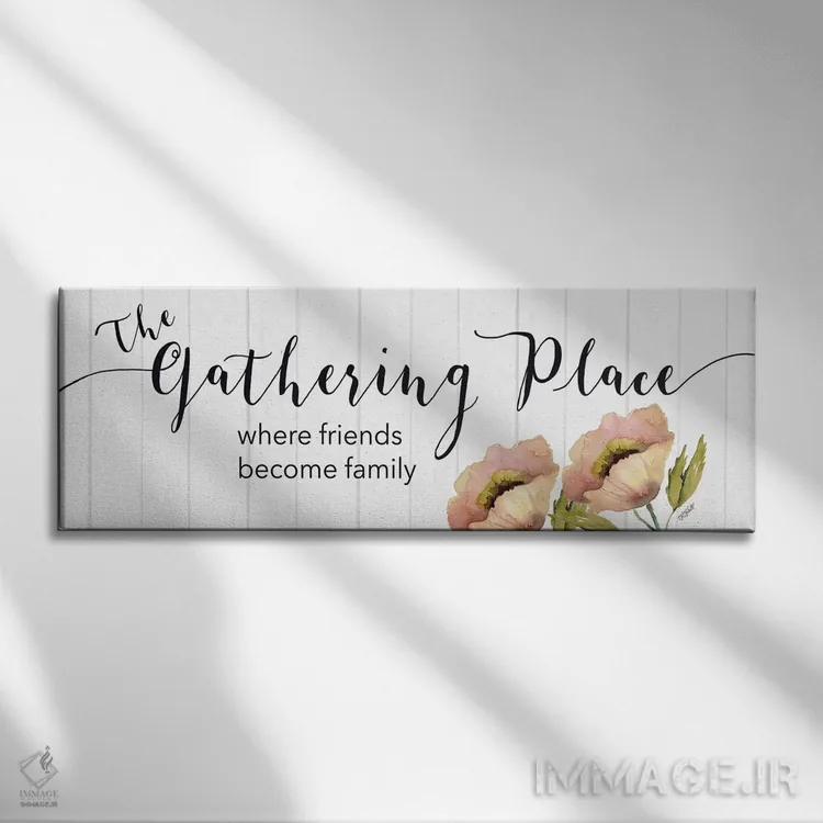 تابلو جای گردهمایی اثر کارن تریبت - نمای روبهرو روی دیوار