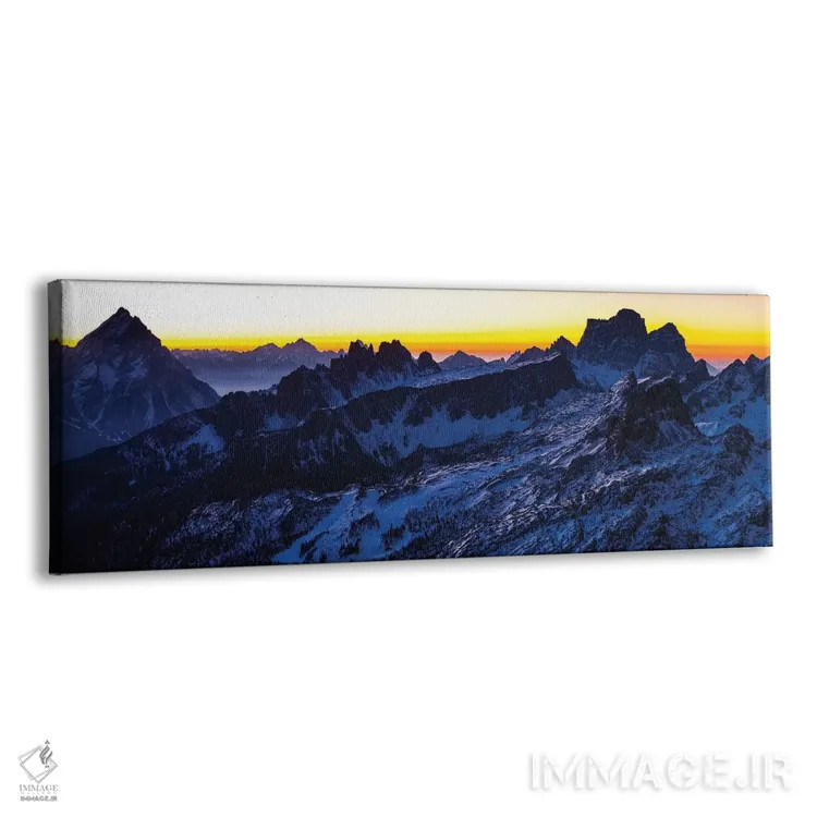 تابلو اروپا، ایتالیا، آلپ، چشمانداز از لاگاتسوی. دولومیتهای زمستانی I اثر میکولاج گوسپودرک - نمای پرسپکتیو محصول