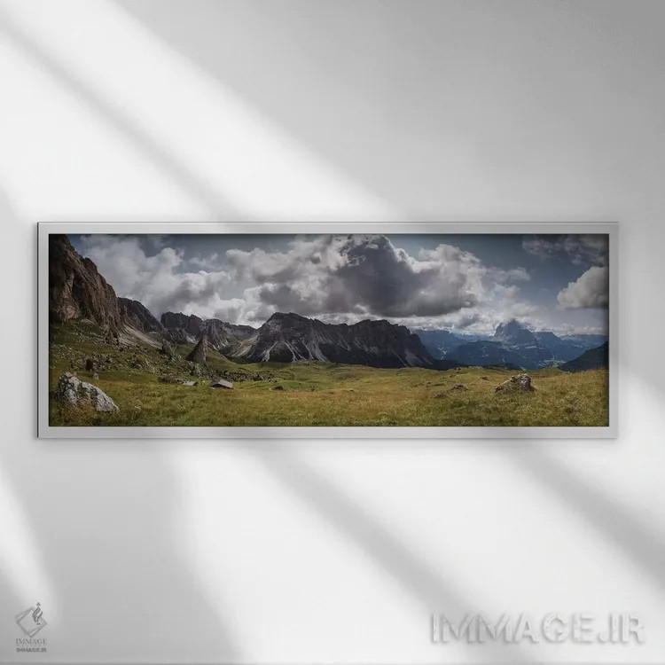 تابلو سچدا، دولومیت، ایتالیا اثر میکولاج گوسپودرک - نمای قابدار سفید