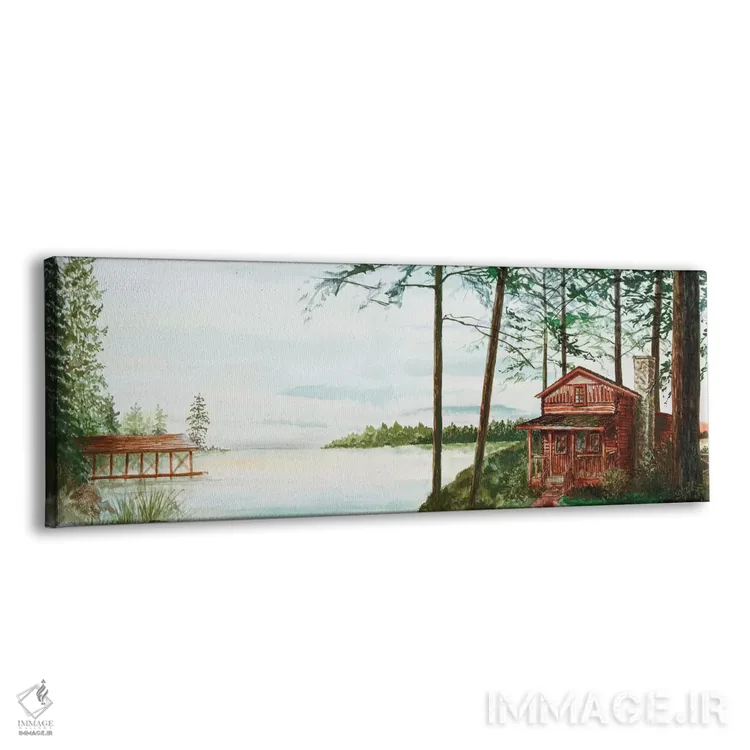 تابلو در دل جنگل اثر لیندا بالیکو - نمای پرسپکتیو محصول