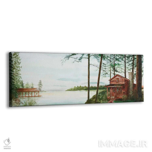 تابلو در دل جنگل اثر لیندا بالیکو - نمای پرسپکتیو محصول