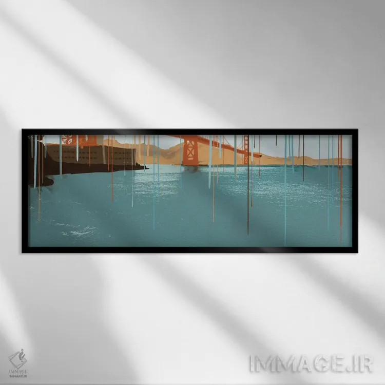 تابلو پیدا شدن نقطه دیدبانی اثر فایو بای فایو کالکتیو - نمای قابدار مشکی