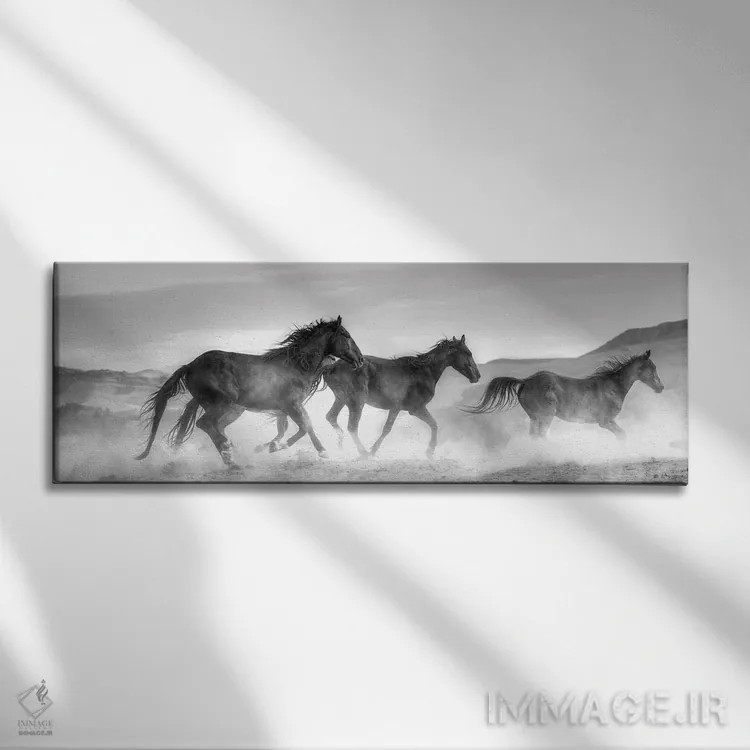 تابلو در گذر اثر سالی لیندن - نمای روبهرو روی دیوار