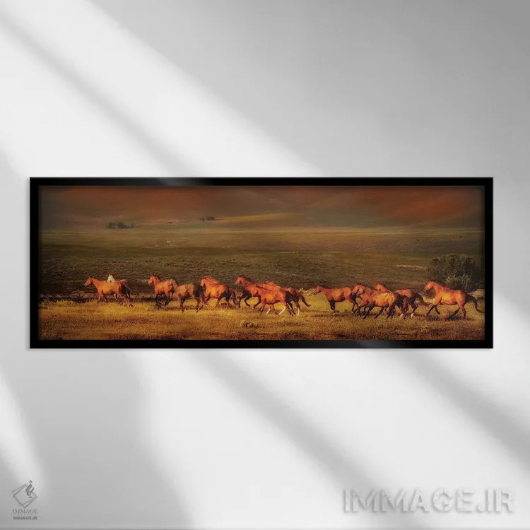 تابلو رویای مونتانا اثر لیزا دیرینگ - نمای قابدار مشکی