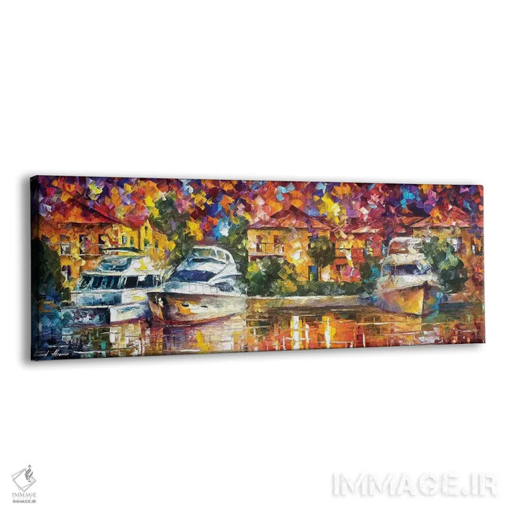 تابلو قایق بادبانی اثر لئونید آفرموف - نمای پرسپکتیو محصول