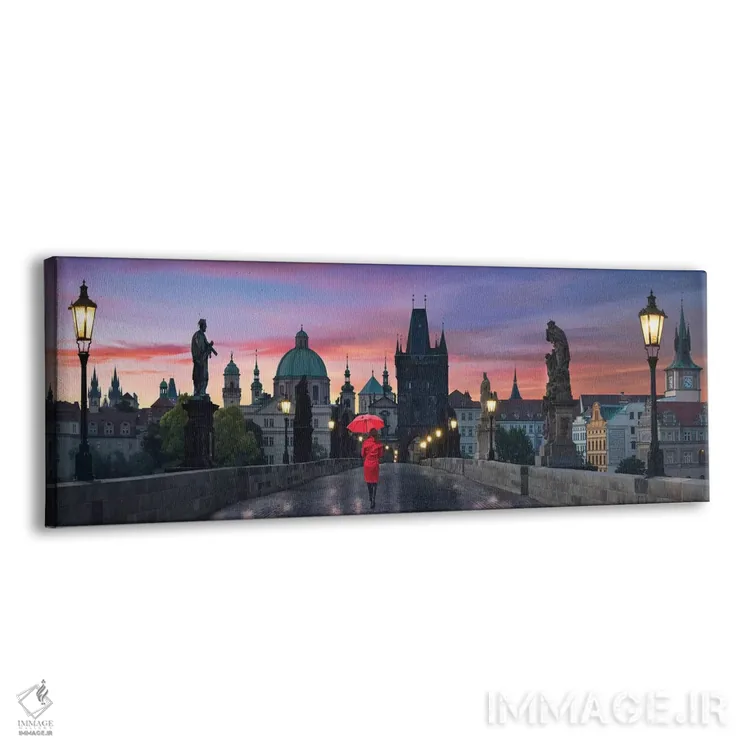 تابلو طلوع بر پل چارلز اثر لی سیه - نمای پرسپکتیو محصول