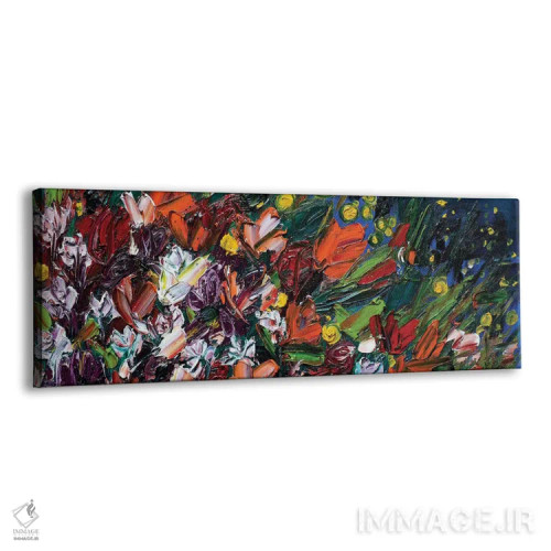 تابلو دوباره در جاده میان گلهای وحشی اثر شالیمار لگاسپی - نمای پرسپکتیو محصول