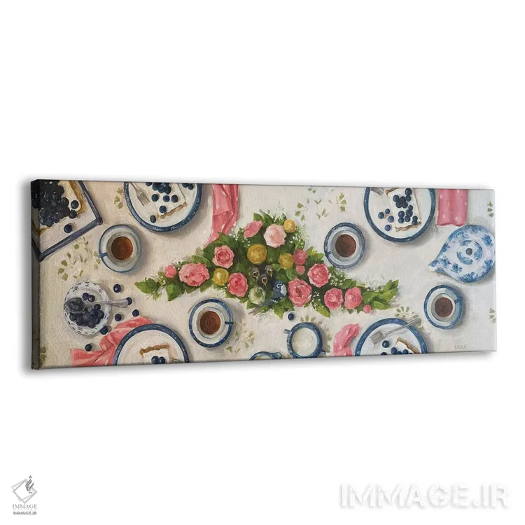 تابلو بلوبری وحشی اثر لیزا فینچ - نمای پرسپکتیو محصول