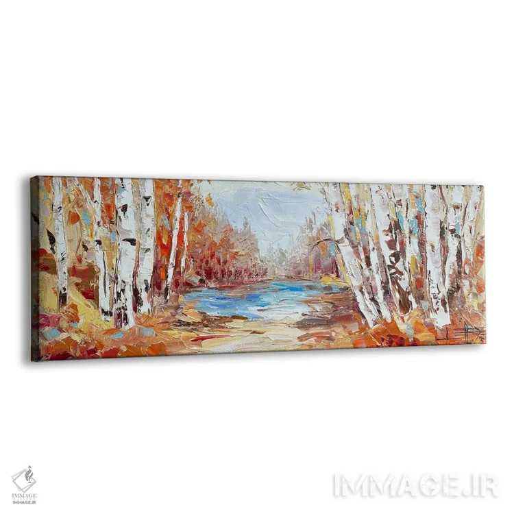 تابلو نجوای پاییز اثر لیزا الی - نمای پرسپکتیو محصول