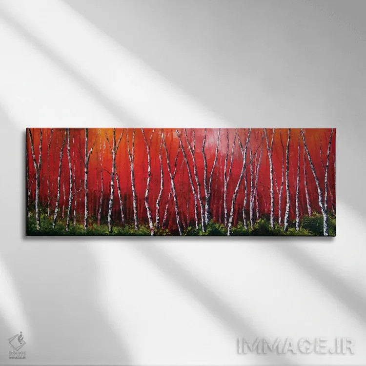 تابلو خیالبافی اثر لیزا الی - نمای روبهرو روی دیوار