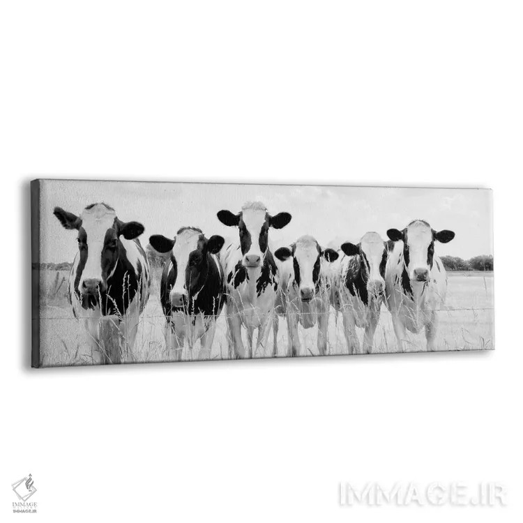 تابلو مرغزار چراگاه اثر لارس فان ده خور - نمای پرسپکتیو محصول