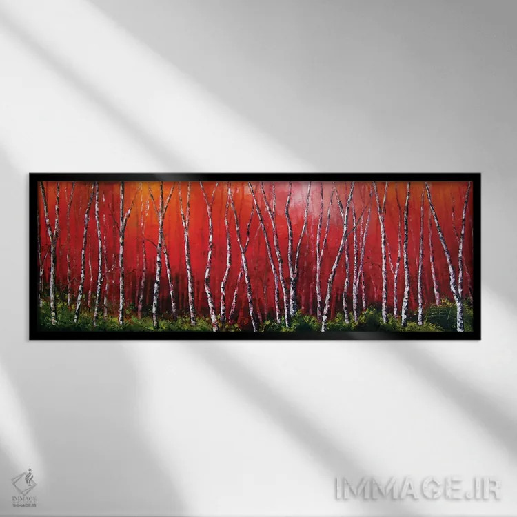 تابلو خیالبافی اثر لیزا الی - نمای قابدار مشکی