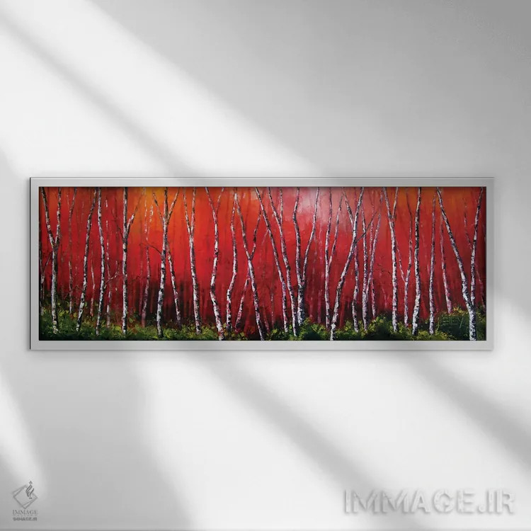 تابلو خیالبافی اثر لیزا الی - نمای قابدار سفید