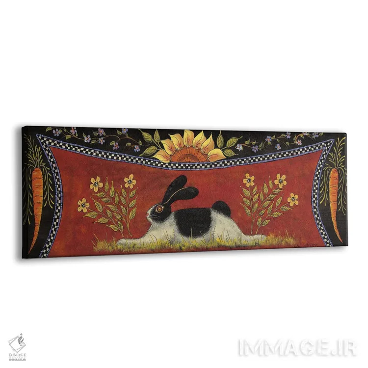 تابلو خرگوش آفتابی II اثر لیزا هیلیکِر - نمای پرسپکتیو محصول