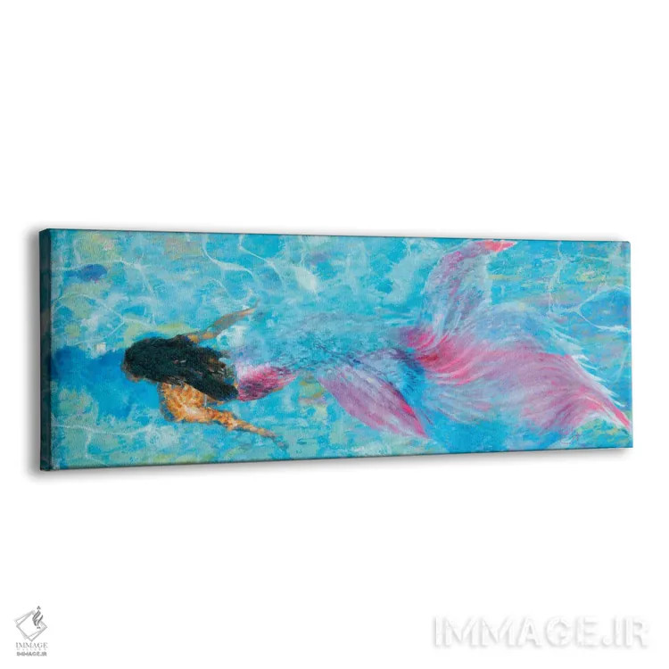 تابلو پری دریایی اثر لیزا رابینسون - نمای پرسپکتیو محصول