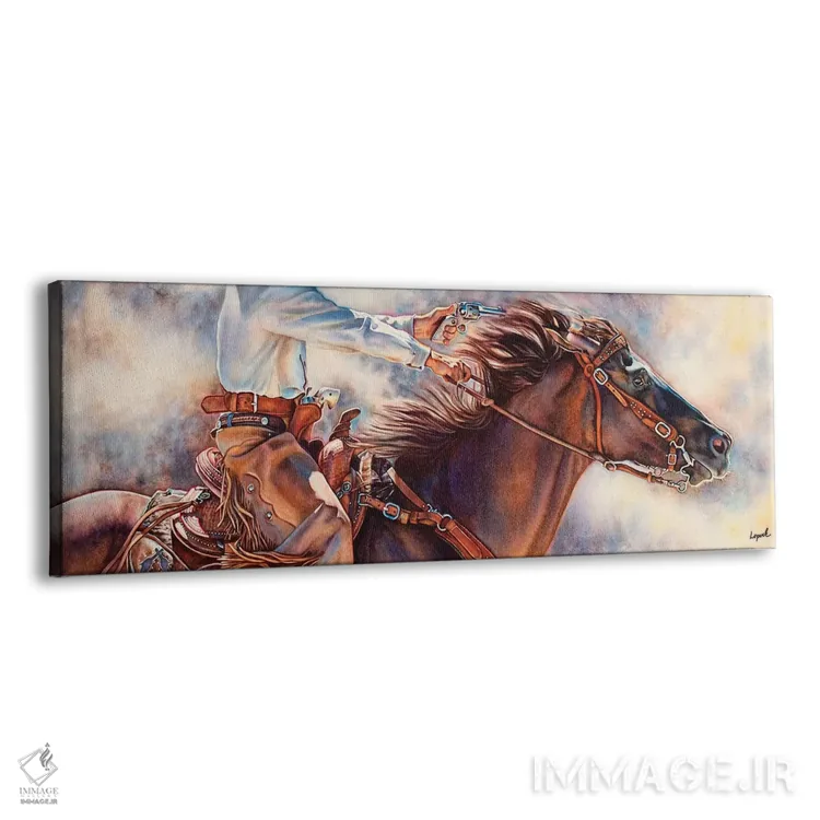 تابلو با تمام سرعت اثر لیزا لوپاک - نمای پرسپکتیو محصول