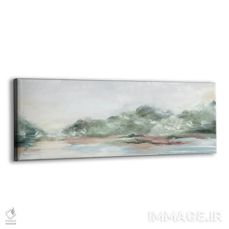 تابلو آرامش در رنگهای پاستلی اثر لونا ماویس - نمای پرسپکتیو محصول