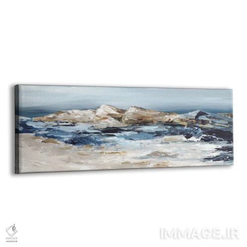 تابلو کنار صخرهها اثر لونا ماویس - نمای پرسپکتیو محصول