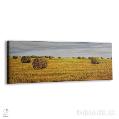 تابلو "برداشت محصول در نورماندی" اثر له نگوک کوآن - نمای پرسپکتیو محصول