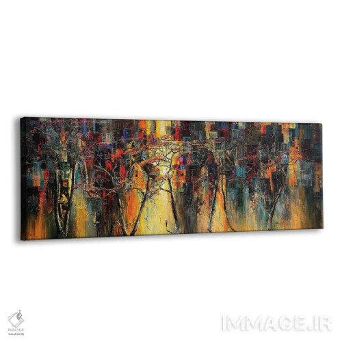 تابلو "جاده درخت سال کهنه" اثر له نگوک کوآن - نمای پرسپکتیو محصول