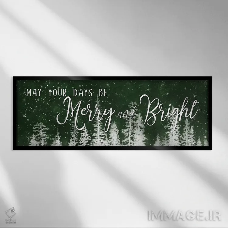 تابلو "شاد و درخشان" اثر لری دیتِر - نمای قابدار مشکی