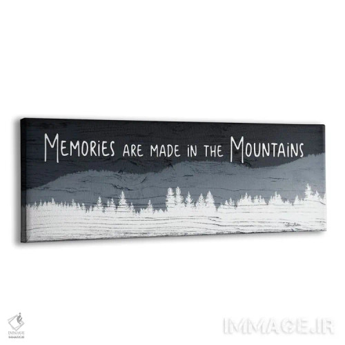 تابلو خاطرات در کوهها ساخته میشوند اثر لری دیتِر - نمای پرسپکتیو محصول