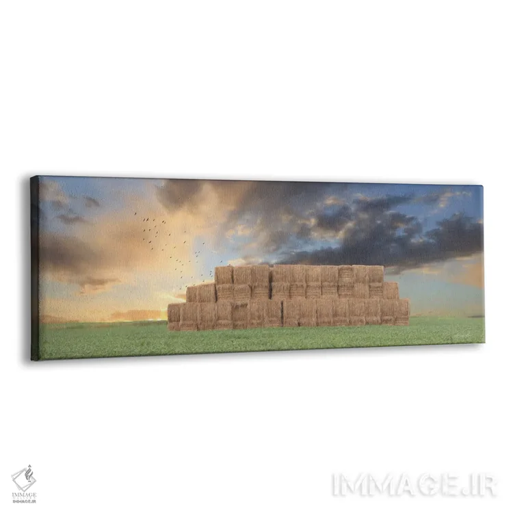تابلو "برداشت انبار کاه" اثر لری دیتِر - نمای پرسپکتیو محصول