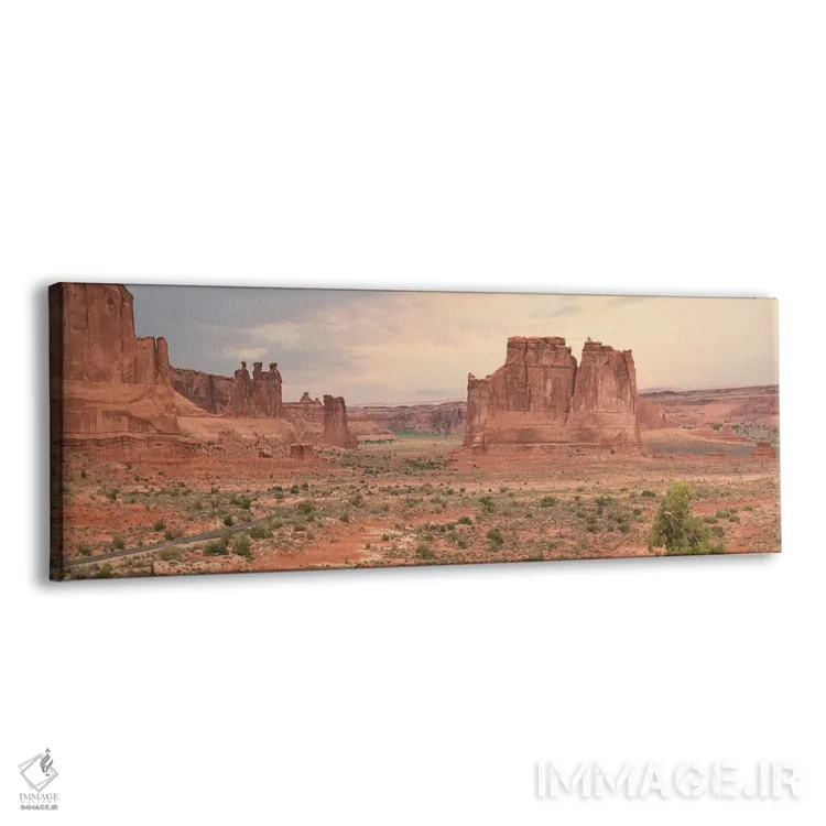 تابلو "بیابان غبارآلود III" اثر لری دیتِر - نمای پرسپکتیو محصول