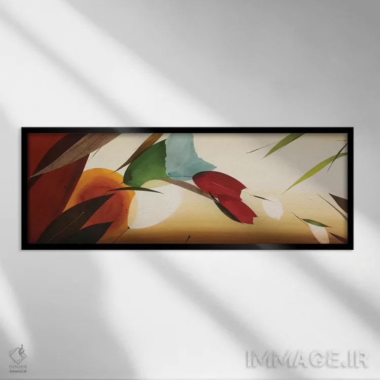 تابلو "مجموعه پاییز ۱" اثر لولا آبلان - نمای قابدار مشکی