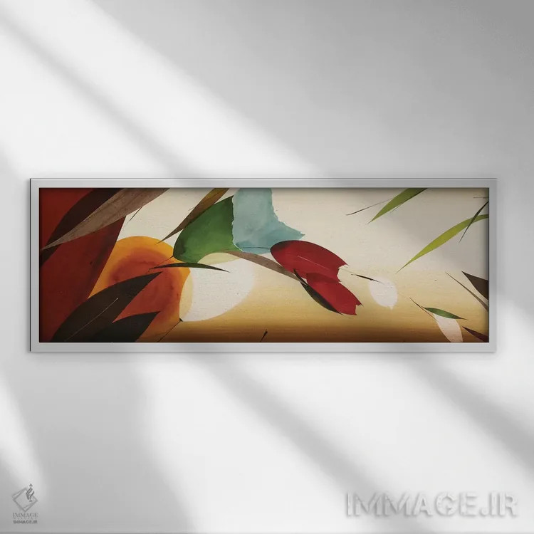 تابلو "مجموعه پاییز ۱" اثر لولا آبلان - نمای قابدار سفید