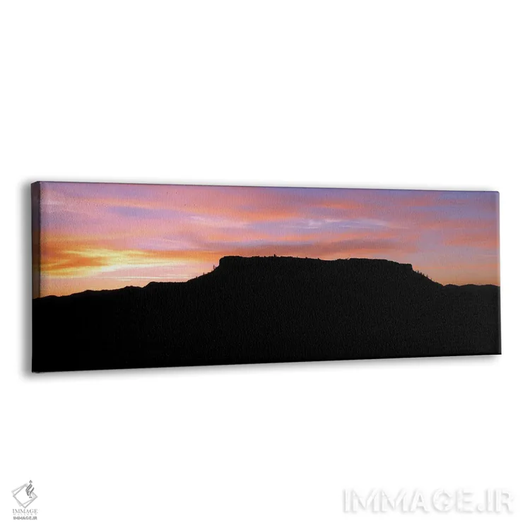 تابلو غروب سیلوئت تِیبل راک اثر لوئیس راث - نمای پرسپکتیو محصول