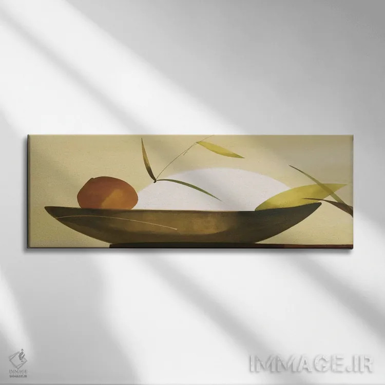 تابلو "سادگی شرقی ۱" اثر لولا آبلان - نمای روبهرو روی دیوار