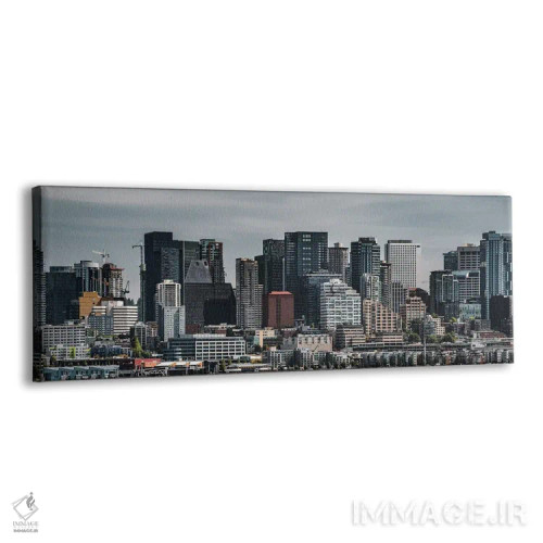 تابلو سیاتل منجمد در زمان (نسخه عریض) اثر لوئیس راث - نمای پرسپکتیو محصول