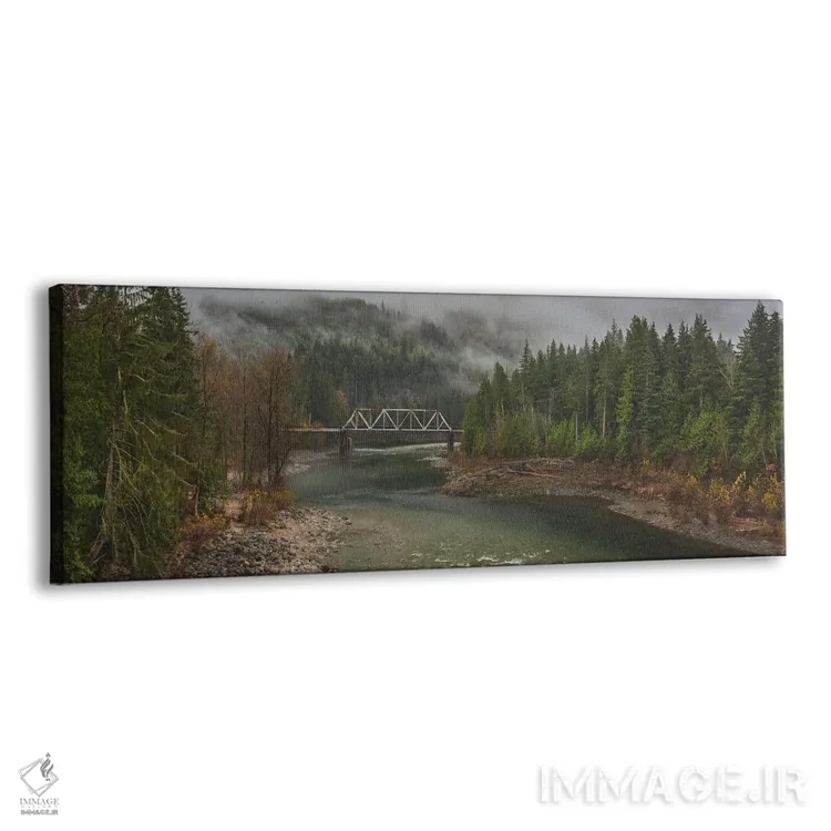 تابلو مه و غبار آرام عبور میکنند اثر لوئیس راث - نمای پرسپکتیو محصول