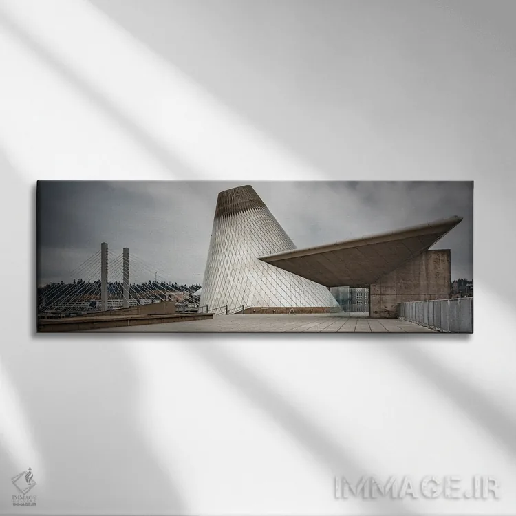 تابلو عناصر در حال باز شدن اثر لوئیس راث - نمای روبهرو روی دیوار