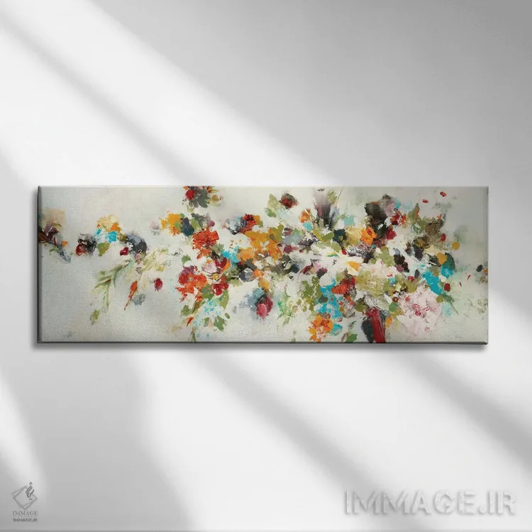 تابلو گیاهی ۳ اثر لیزا ریجرز - نمای روبهرو روی دیوار