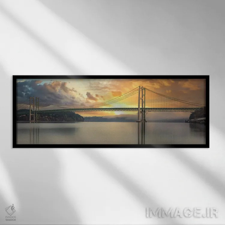 تابلو پل نرو اثر لوئیس راث - نمای قابدار مشکی