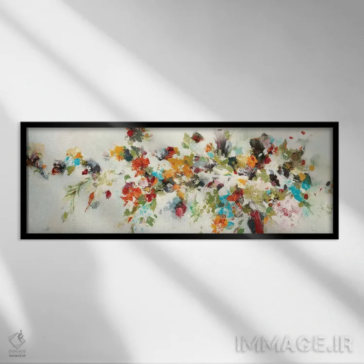 تابلو گیاهی ۳ اثر لیزا ریجرز - نمای قابدار مشکی