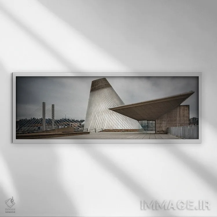 تابلو عناصر در حال باز شدن اثر لوئیس راث - نمای قابدار سفید