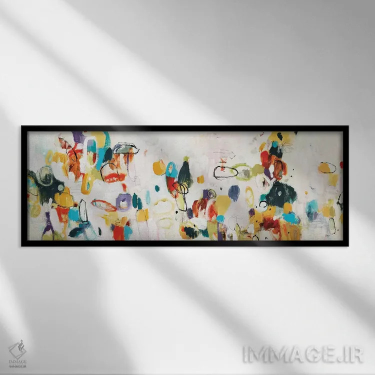 تابلو شکست حصار اثر لیزا ریجرز - نمای قابدار مشکی