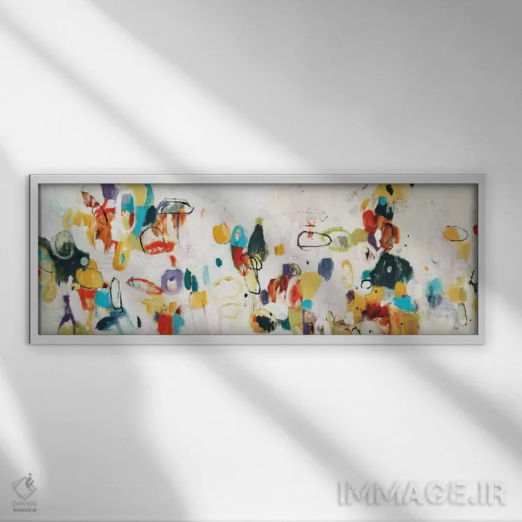 تابلو شکست حصار اثر لیزا ریجرز - نمای قابدار سفید