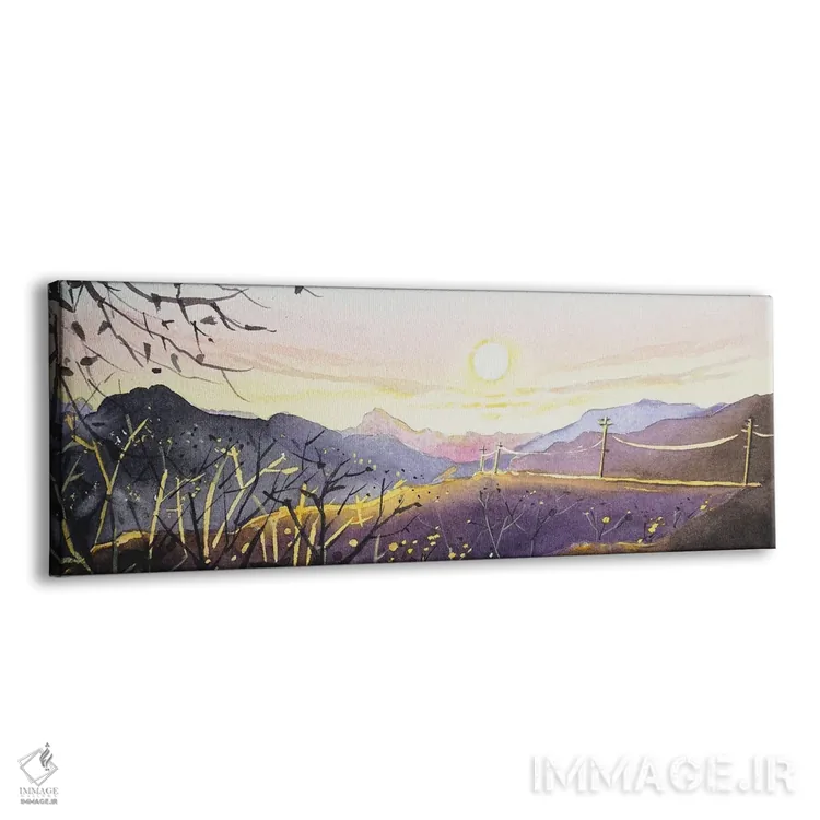 تابلو غروب مولهلند اثر لویزا میلیسنت - نمای پرسپکتیو محصول