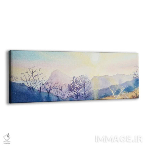 تابلو کوه شوگرلف در غروب اثر لویزا میلیسنت - نمای پرسپکتیو محصول