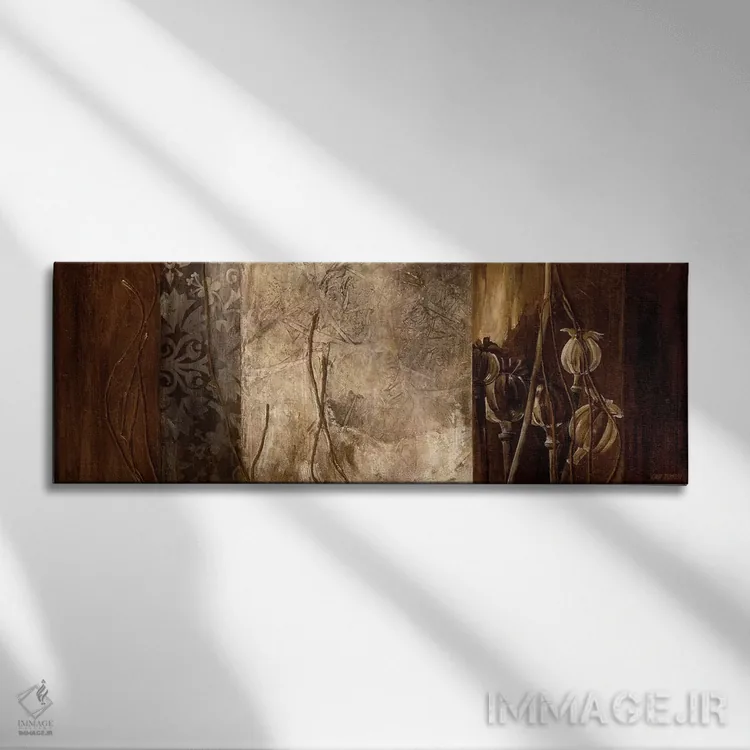 تابلو لبه مسی II اثر لیندا تامپسون - نمای روبهرو روی دیوار