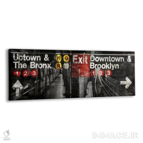 تابلو ایستگاه متروی نیویورک III اثر لوک ویلسون - نمای پرسپکتیو محصول