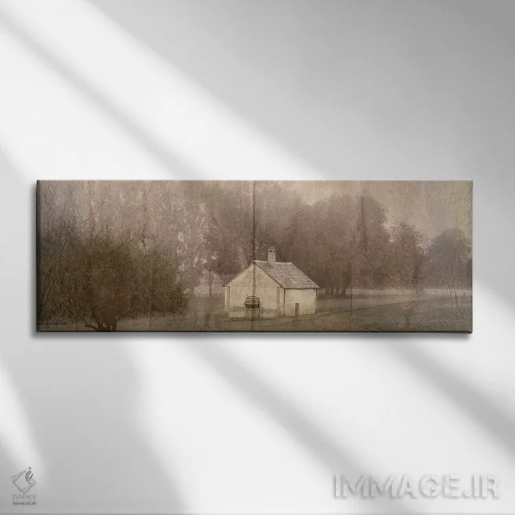 تابلو چشمانداز روستایی ۱ اثر شلند لوئیس - نمای روبهرو روی دیوار