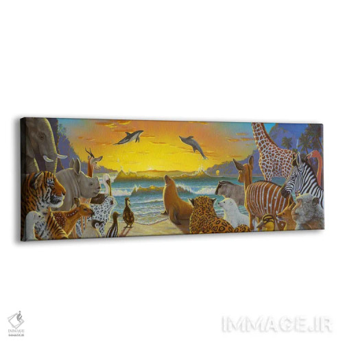 تابلو طلوع آفتاب اثر چارلز لین براگ - نمای پرسپکتیو محصول